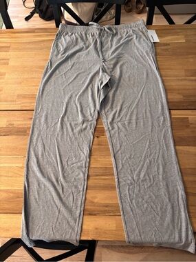 Kohl's Sonoma Light Gray Essential Pajama Pant SZ L. So Soft!